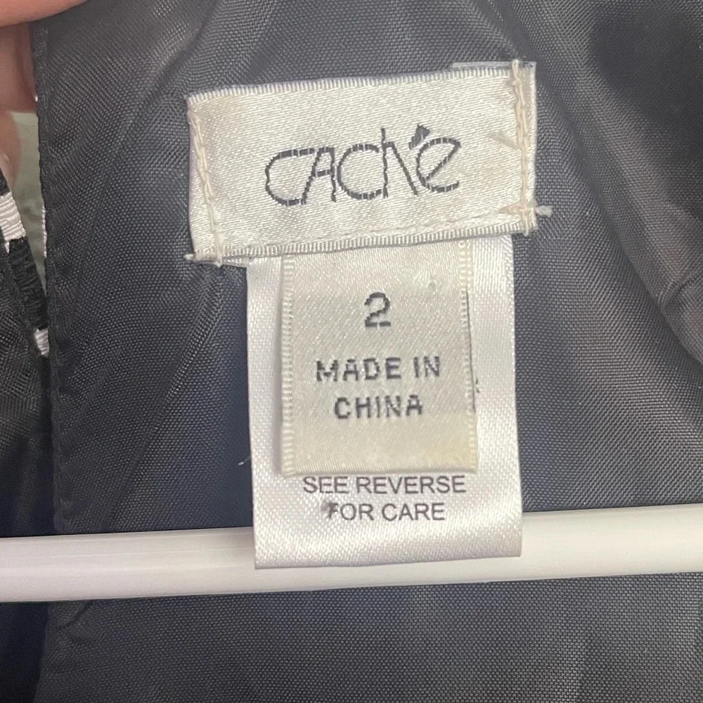 Black and White Cache Dress